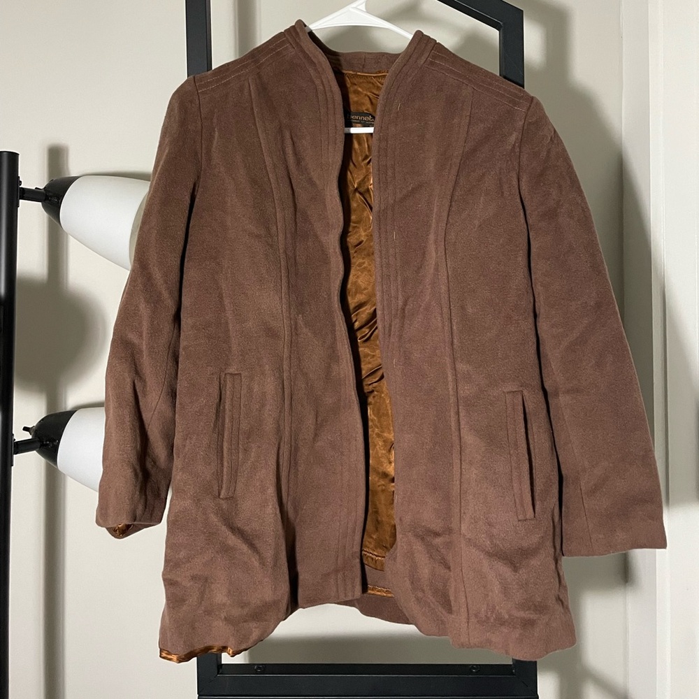 Elegant Tan Teddy Jacket for Women